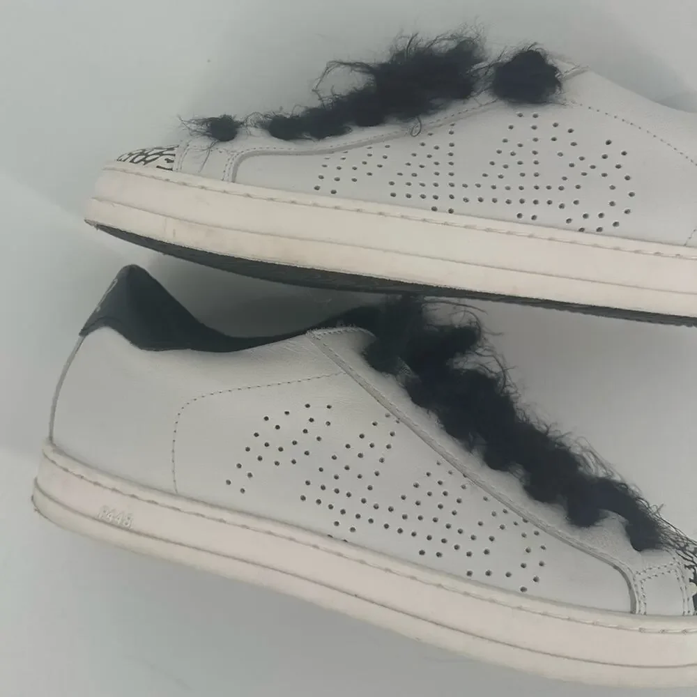 P448 The John Cement Sneakers Size 36 6.5 Casual Shoes Leather